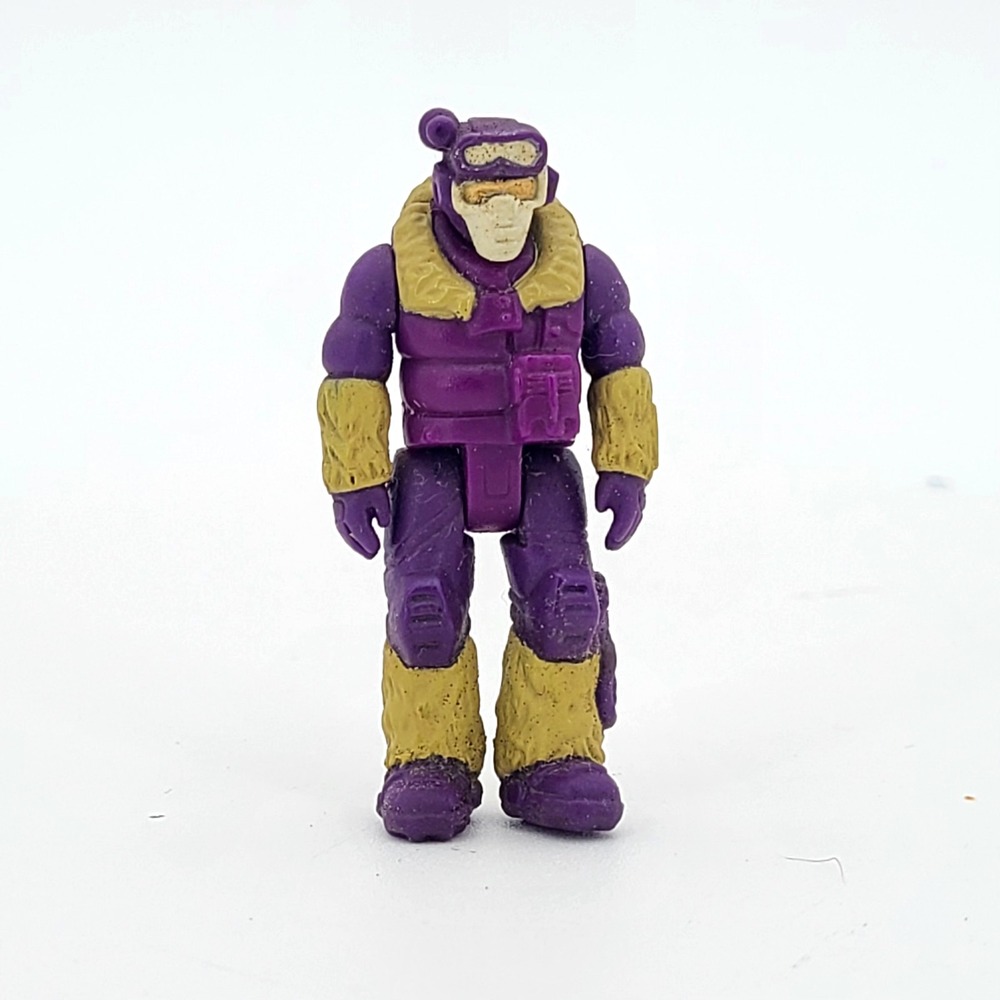Matchbox Mega Rig Snow Monster Mission Man Mini Figure Purple Snowsuit 2006